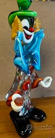 Pagliaccio in vetro di Murano