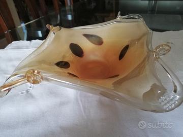 Centro tavola in vetro di Murano vintage