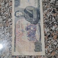 Banconota cinque sterline Banca d'Inghilterra Gill