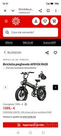 bici elettrica apefox rh20