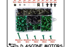KIT VITI ALLUMINIO UNIVERSALI VERDE