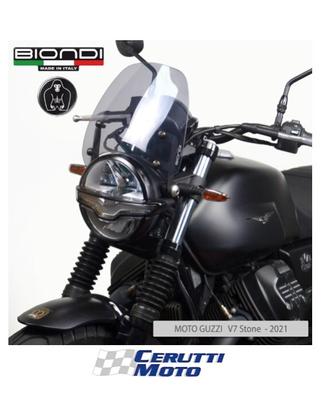 Cupolino sportivo fumè biondi Moto Guzzi V7 V9