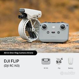 DJI FLIP + RADIOCOMANDO RC-N3 - DRONE DA ATTIVARE