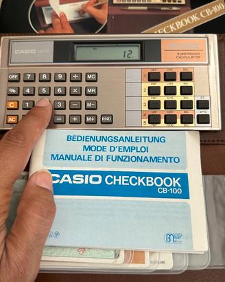 [VINTAGE] Casio Checkbook CB-100 - Funzionante