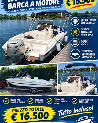 Barca Arkos 597 Open - Motore Honda 130cv VTEC -