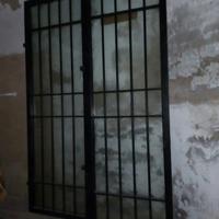 Cancello di sicurezza in ferro acciaioso 