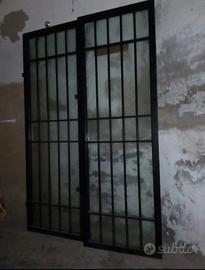 Cancello di sicurezza in ferro acciaioso 