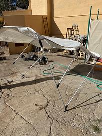 Tendalino barca 3 archi tessilmare