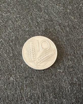 Moneta 10 lire Spighe 1955 – Repubblica Italiana