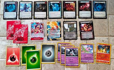 Carte da gioco di vari TCG