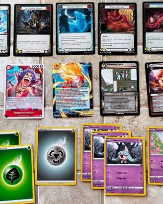Carte da gioco di vari TCG