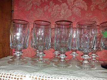 Set bicchieri in cristallo