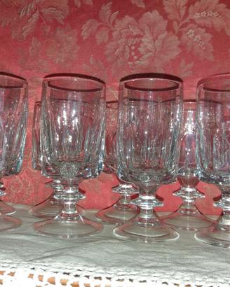 Set bicchieri in cristallo