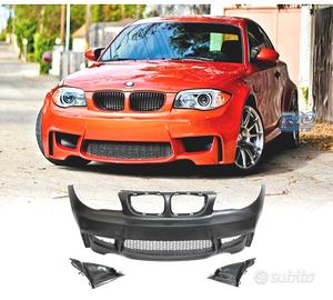 PARAURTI ANTERIORE BMW E81 E87 E82 04-13 LOOK EVO1