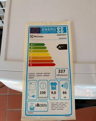 asciugatrice Elettrolux prfectcare 800 da 9kg