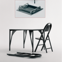 Tavolo Trac + 6 sedie Tric - design A. Castiglioni