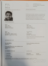 Disponibile per mansioni diverse