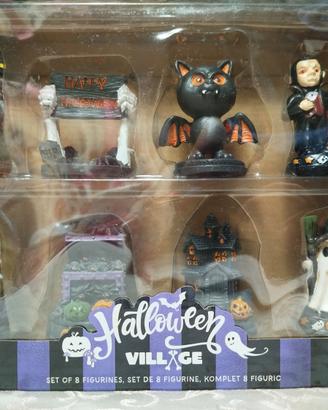 Set 8 statuine decorative Halloween Village