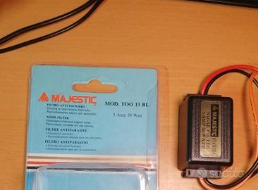 Filtro antidisturbo Majestic. Adatto per autoradio