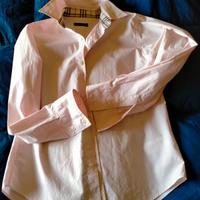 Idearegalo Camicia BURBERRY ROSA 12anni NUOVA