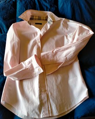 Idearegalo Camicia BURBERRY ROSA 12anni NUOVA