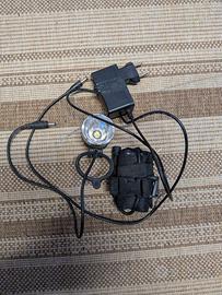 Kit faretto bici LED alta potenza con caricabatter