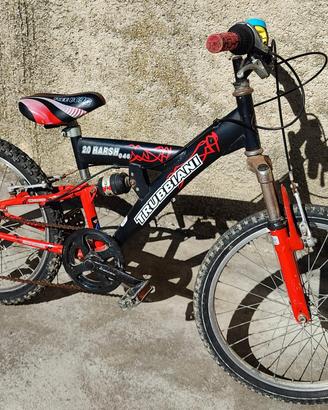 Bicicletta 20" con ammortizzatore cambio 