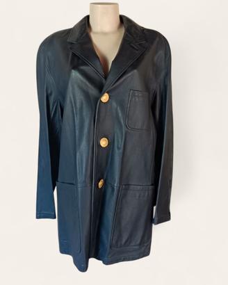 Giacca pelle Gianni Versace stupenda 