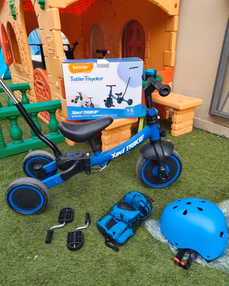 Triciclo 7in1 bicicletta bambino 1-5 anni 