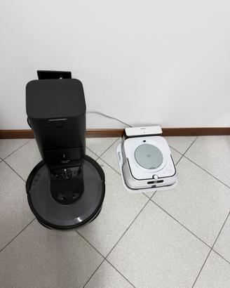 Robot Roomba e brava jet