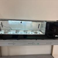 Vetrine espositive da banco - cm. 131x39,5x37,5H