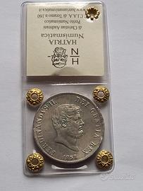 Napoli Ferdinando II 120 grana 1858 8su7 nc