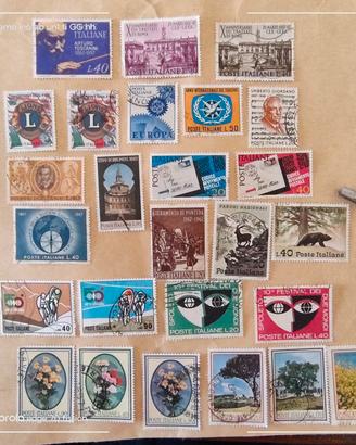 26 francobolli italiani usati del 1967