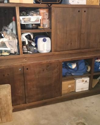 mobili in legno 80x45x235