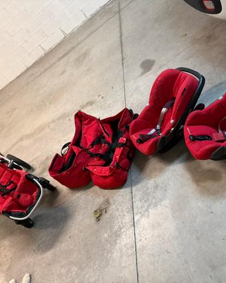 Passeggino gemellare fratellare baby jogger