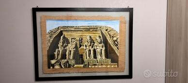 quadro egizio doppio vetro