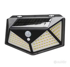 Lampada solare led con sensore di movimento