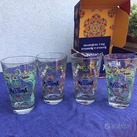4 bicchieri birra messina