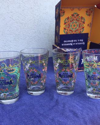 4 bicchieri birra messina