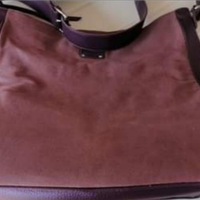 Borsa donna viola a tracolla