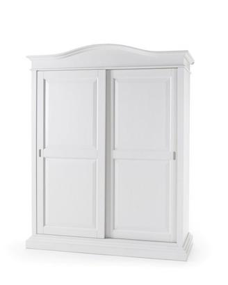 Armadio due ante scorrevoli capello curvo