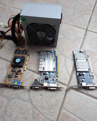 Alimentatore + schede video per PC fisso