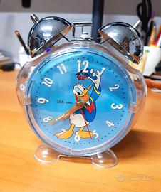 Orologio Sveglia Paperino Disney vintage
