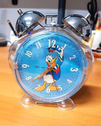 Orologio Sveglia Paperino Disney vintage