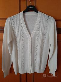 cardigan donna bianco