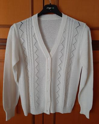 cardigan donna bianco