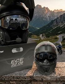 Casco Modulare JFM NERO-INTERFONO INCLUSO taglia L