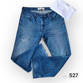 Jeans Levi's 527 slim bootcut 38x32 zampa uomo