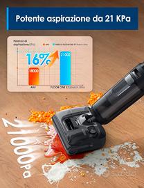 aspirapolvere lavapavimenti tineco floor one 7 