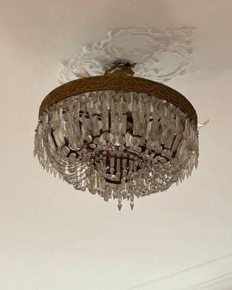ANTICO LAMPADARIO A GOCCIA